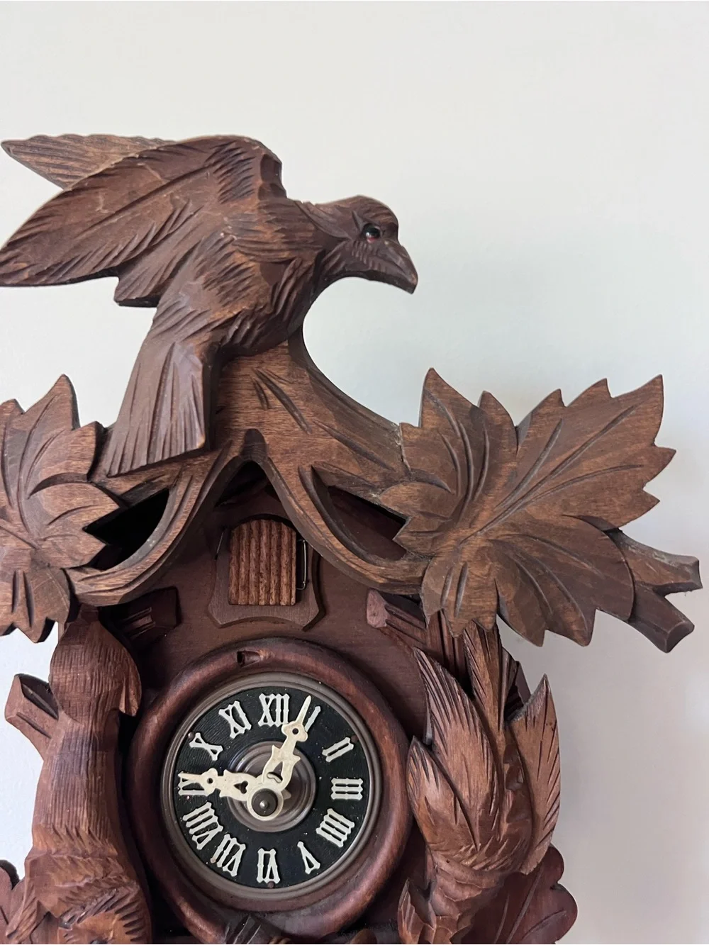 Vintage German Black Forest German Regula Cuckoo Clock Rabbit & Bird Works